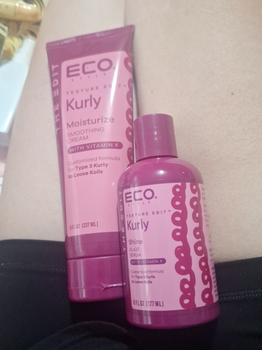 eco  Kurly Moisturize & Shine Hair Cream and Serum